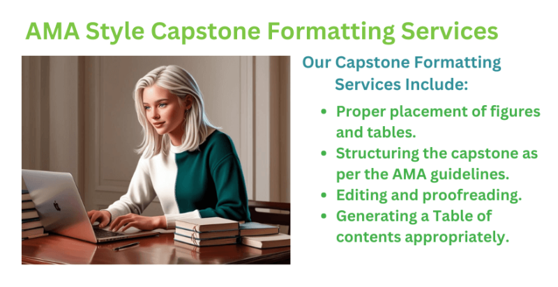 AMA style capstone formatting services